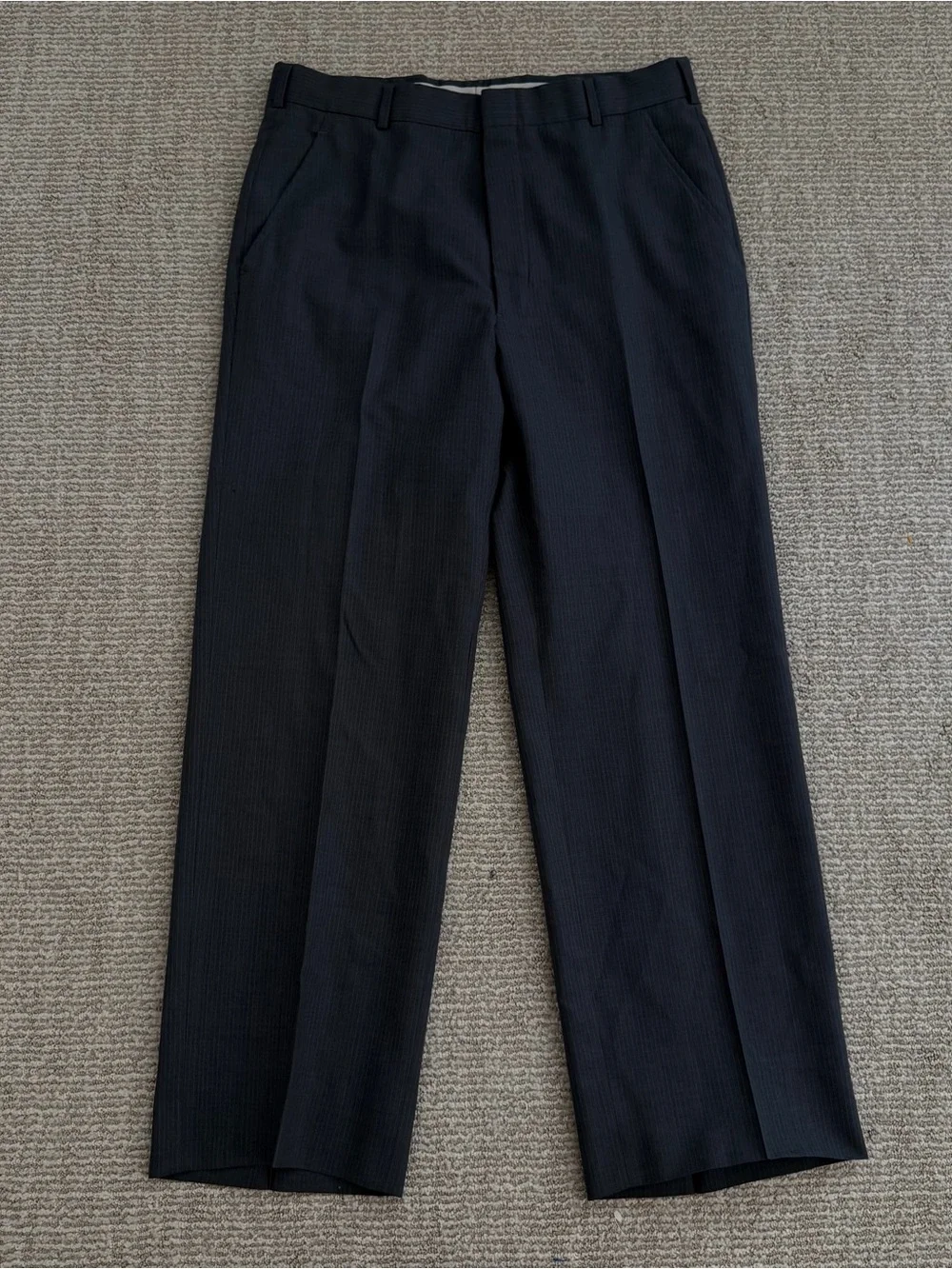 vintage Christian Dior menswear pinstripe wool trouser - 36W × 30L